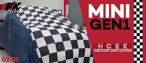 MINI Gen1 FK Checkered Car Cover