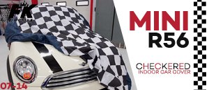 MINI R56 FK Checkered Car Cover