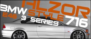 BMW E46 3 Series Alzor 716 Wheels