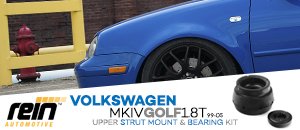 VW MKIV Golf 1.8T Upper Strut Mount and Bearing Kit