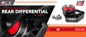 Audi B7 A4 Quattro ECS Performance Rear Diff Mount