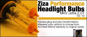 Ziza Performance Headlight Bulbs MKV Jetta 2.0T