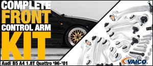 Audi B5 A4 1.8T Quattro Vaico Front Control Arm Kit
