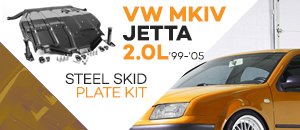 VW MKIV Jetta 2.0L Steel Skid Plate
