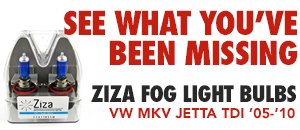 VW MKV Jetta TDI Ziza Fog Light Bulbs