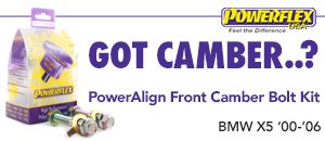 BMW X5 PowerAlign Front Camber Bolt Kit