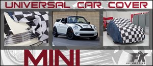 MINI R57 FK Checkered Car Cover