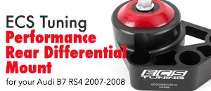 Audi B7 RS4 ECS Performance Rear Differential Mount