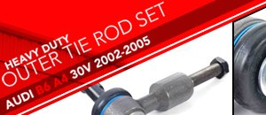 Audi B6 A4 30V Heavy Duty Tie Rod Ends by Meyle HD