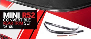 MINI R52 Convertible Rear Trim Kit