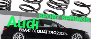 Audi B8 A4 2.0T Quattro HR Sport Springs