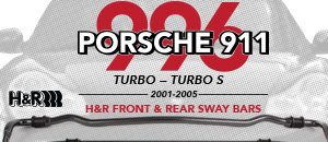 Porsche 996 911 H&R Sway Bars