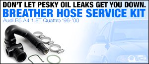 Audi B5 A4 1.8T Quattro Breather Hose Service Kit
