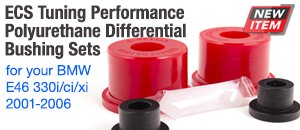 BMW E46 330i/ci/xi ECS Performance Poly Diff Bushings