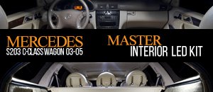 Mercedes Benz S203 C-Class Wagon Ziza LED Interior Kit