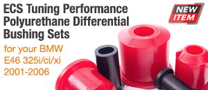 BMW E46 325i/ci/xi ECS Performance Poly Diff. Bushings