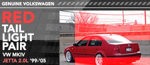 VW MKIV Jetta 2.0L Early Style Tail Lights