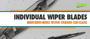 Mercedes-Benz W208 CLK-Class Valeo Wiper Blade