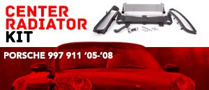 Porsche 997 911 Center Radiator