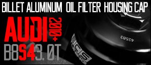 Audi B8 S4 3.0T Billet Aluminum Oil Filter Housing Cap