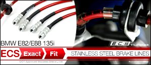 BMW E82/E88 135i ECS Exact Fit Brake Lines