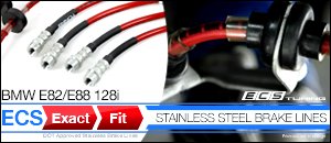 BMW E82/E88 128i ECS Exact Fit Brake Lines