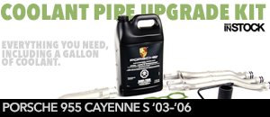 Porsche 955 Cayenne S Coolant Pipe Upgrade Kits
