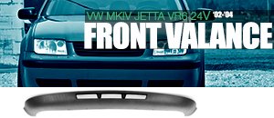 VW MKIV Jetta VR6 24v Front Valance
