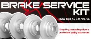 BMW E53 X5 3.0i Brake Service Kits