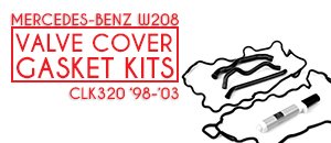 Mercedes Benz W208 CLK320 Valve Cover Gasket Kit