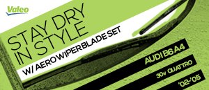 Audi B6 A4 30V Valeo Aero Wiper Set