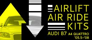 Audi B7 A4 Quattro Air Lift Suspension Kits