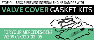 Mercedes-Benz W209 CLK320 Valve Cover Gasket Kits