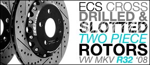 ECS 2-Piece Brake Rotors For MKV R32