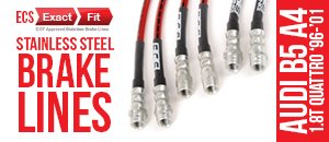 Audi B5 A4 Exact-Fit Brake Lines