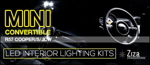 R57 MINI Cooper/S/JCW Ziza LED Interior Lighting