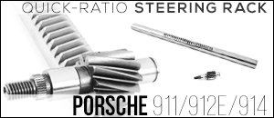 Porsche 911/912E/914 Quick-Ratio Steering Rack Kit