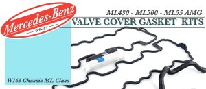 Mercedes-Benz W163 ML-Class Valve Cover Gasket Kits