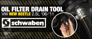 VW New Beetle 2.5L Schwaben Oil Filter Drain Tool