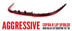 Audi B6 A4 1.8T Quattro Cupra R Lip Spoiler