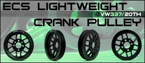 VW 337/20th ECS Lightweight Crank Pulley