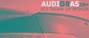 Audi B8 A5 ECS Trunk Lip Spoiler