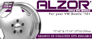 VW Beetle Alzor 803 Wheels