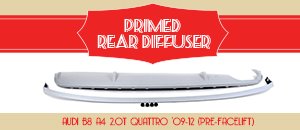 Audi B8 A4 2.0T Quattro Rear Diffuser