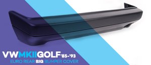 VW MKII Golf Euro Rear Big Bumper Cover