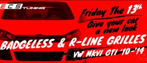 VW MKVI GTI ECS Badgeless & R-Line Grilles