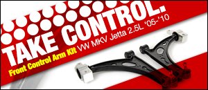 VW MKV Jetta 2.5L Front Control Arm Kit