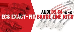 ECS Exact-Fit Brake Line Kits for your Audi B5 S4 