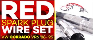 VW Corrado Red Ignition Wire Set