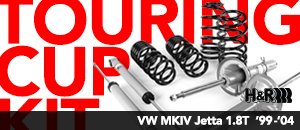 VW MKIV Jetta 1.8T H&R Touring Cup Kit